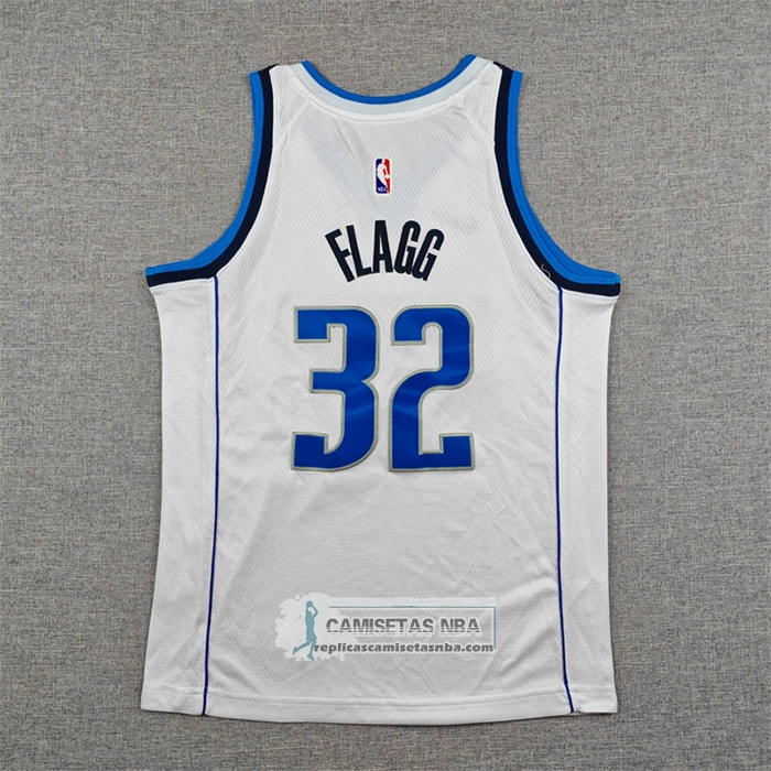 Camiseta Nino Dallas Mavericks Cooper Flagg NO 32 Association 2025-26 Blanco